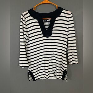 Chaps Striped Long Sleeve Shirt Size Small
